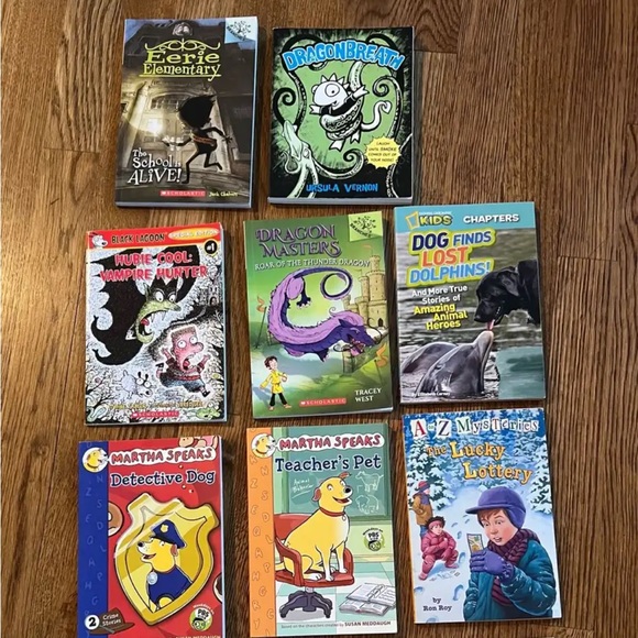 14 kids books-Flat Stanley Ready, Freddy! Disaster Strikes Martha Speaks, etc. - Picture 4 of 6